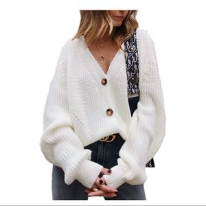 NEW - Button Down Knitwear Cardigan Sweater Tops